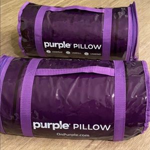 Two Purple Pillows. Never been used.